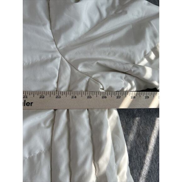 Venezia Jacket Women’s Size 22/24 Puffer Collared White With Pockets - Picture 5 of 11